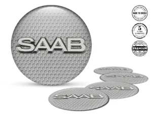 Saab Emblemas de Rueda Extremos Vector Flujo Radiante